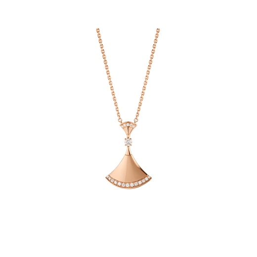 [Charm Aries Jewelry]DREAM NECKLACE PINK GOLD DIAMOND
