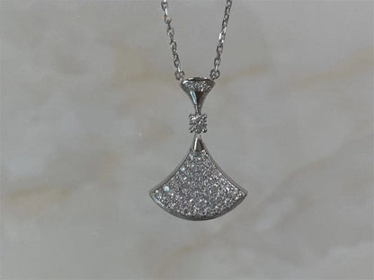 [Charm Aries Jewelry]DREAM NECKLACE SILVER FULL DIAMOND