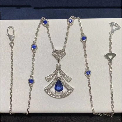 [Charm Aries Jewelry]DREAM NECKLACE AGATE DIAMOND SILVER