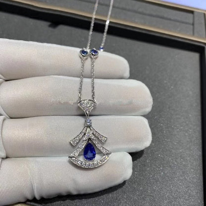 [Charm Aries Jewelry]DREAM NECKLACE AGATE DIAMOND SILVER