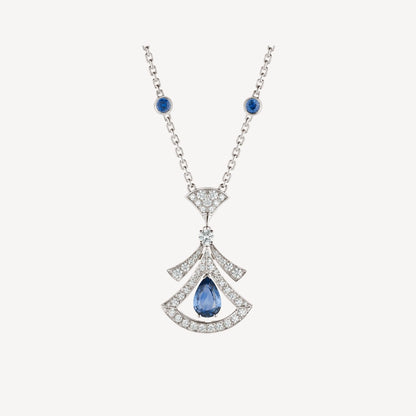 [Charm Aries Jewelry]DREAM NECKLACE AGATE DIAMOND SILVER