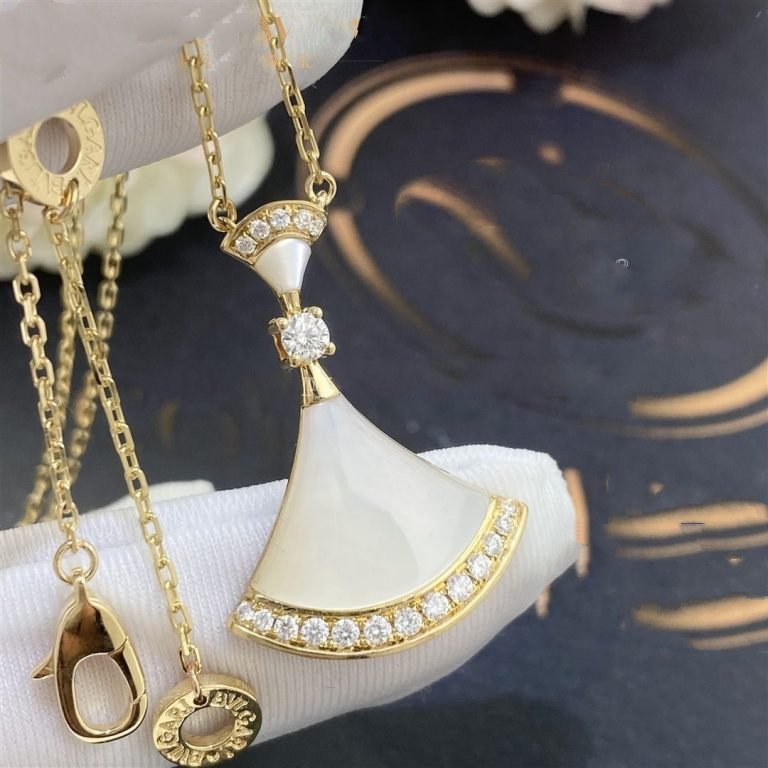 [Charm Aries Jewelry]DREAM NECKLACE MOP GOLD DIAMOND
