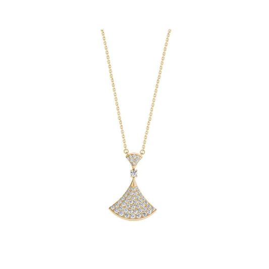 [Charm Aries Jewelry]DREAM NECKLACE GOLD FULL DIAMOND