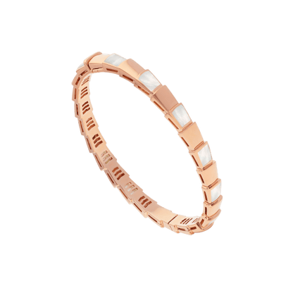 [Charm Aries Jewelry]SERPENTI BRACELET PINK GOLD MOP