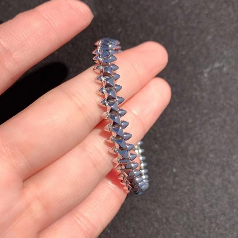 [Charm Aries Jewelry]CLASH SILVER BRACELET
