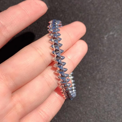 [Charm Aries Jewelry]CLASH SILVER BRACELET