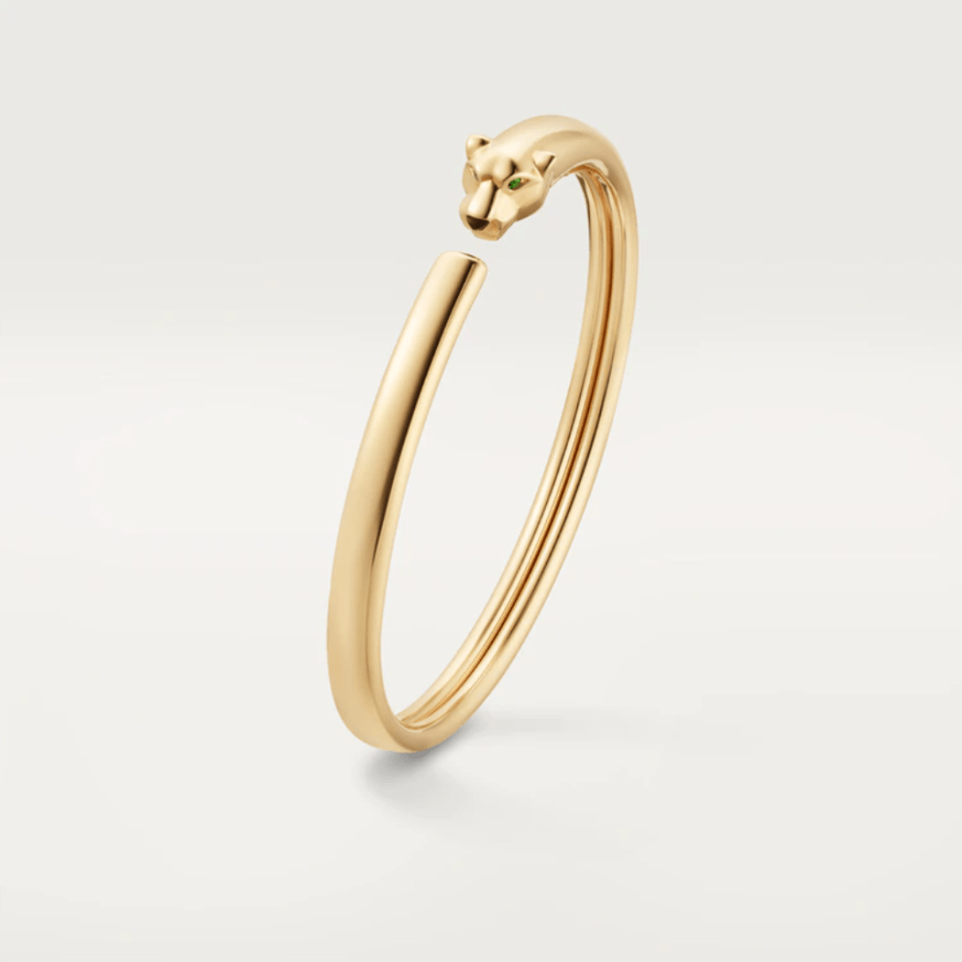 [Charm Aries Jewelry]PANTHERE GOLD OPEN BRACELET