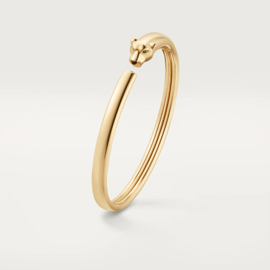 [Charm Aries Jewelry]PANTHERE GOLD OPEN BRACELET