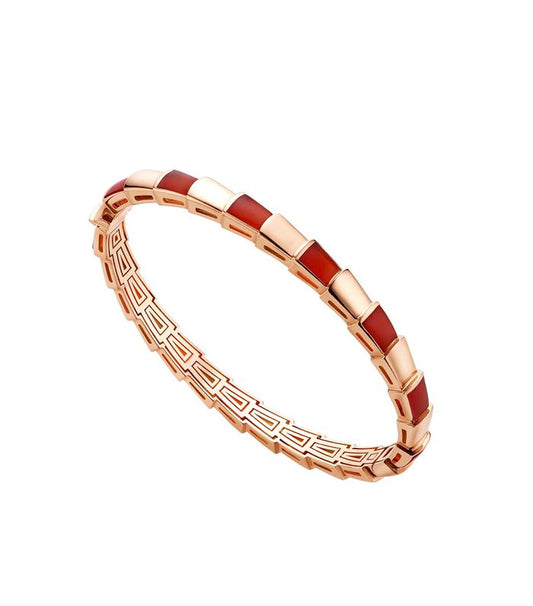 [Charm Aries Jewelry]SERPENTI BRACELET PINK GOLD RUBELLITE
