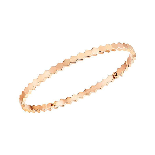 [Charm Aries Jewelry]BEE LOVE PINK GOLD BRACELET