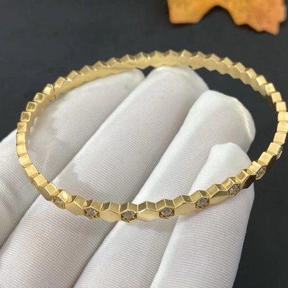 [Charm Aries Jewelry]BEE LOVE GOLD DIAMOND BRACELET