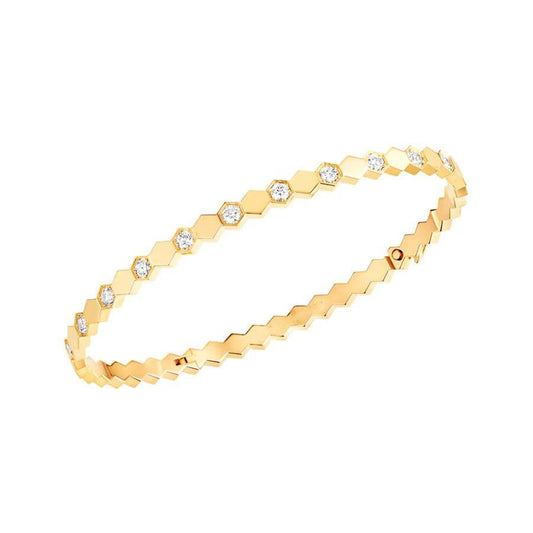 [Charm Aries Jewelry]BEE LOVE GOLD DIAMOND BRACELET