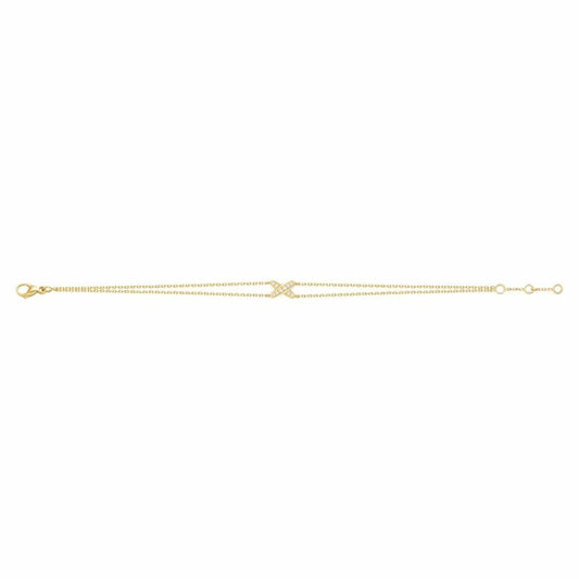 [Charm Aries Jewelry]JEUX BRACELET GOLD DIAMOND
