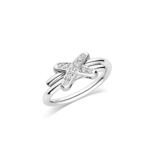 [Charm Aries Jewelry]JEUX DE SILVER DIAMOND RING