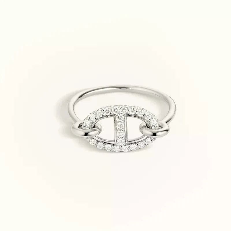 [Charm Aries Jewelry]RONDE SMALL SILVER DIAMOND RING