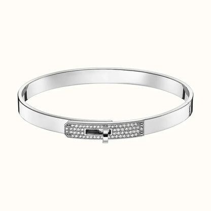 [Charm Aries Jewelry]KELLY SILVER DIAMOND BRACELET