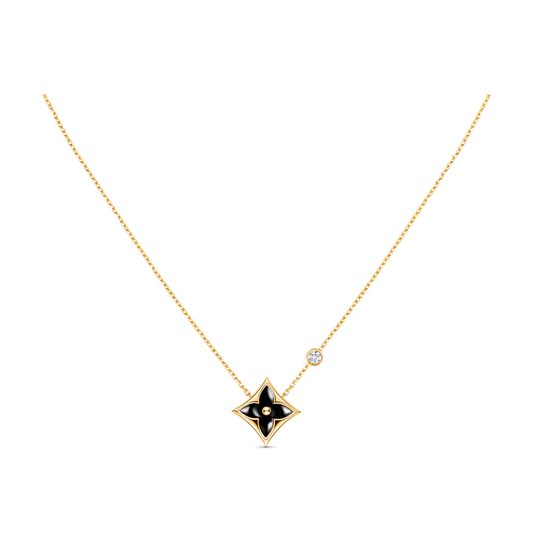 [Charm Aries Jewelry]STAR BLACK MOP NECKLACE