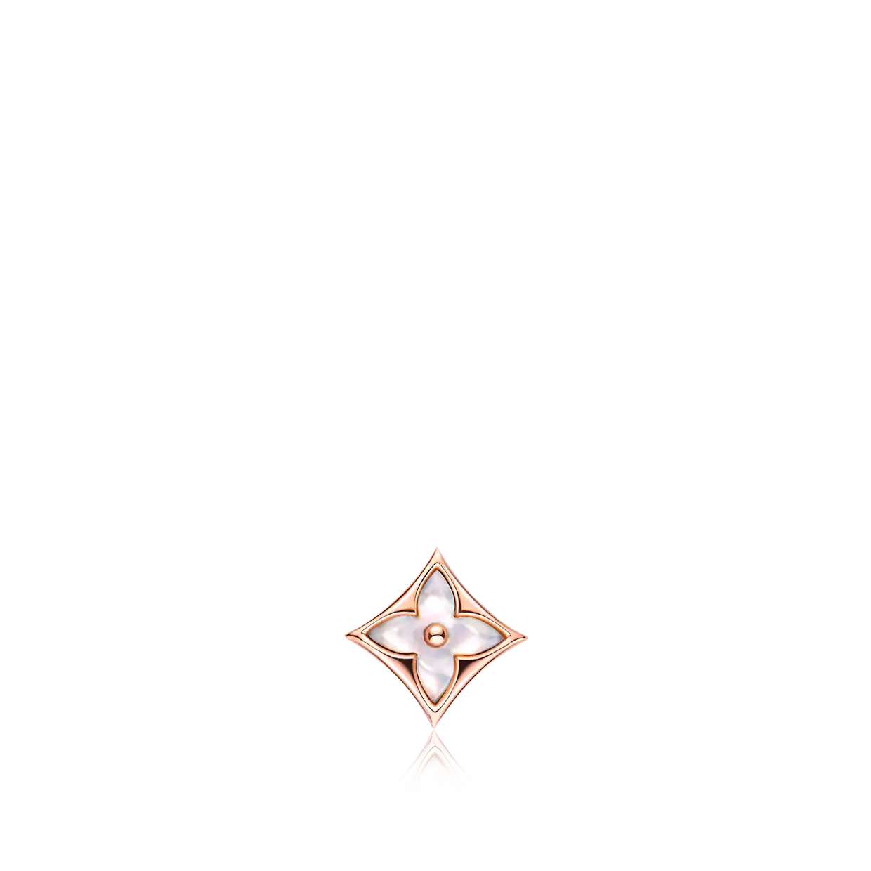 [Charm Aries Jewelry]STAR MOP PINK GOLD EARRINGS
