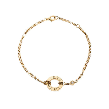 [Charm Aries Jewelry]LOVE BRACELET 2 DIAMOND
