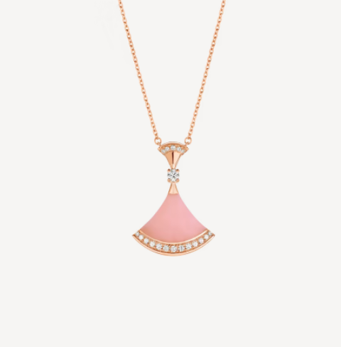 [Charm Aries Jewelry]DREAM NECKLACE PINK OPAL