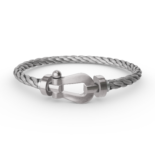 [Charm Aries Jewelry]FORCE LARGE HORSESHOE NO DIAMOND BRACELET SILVER