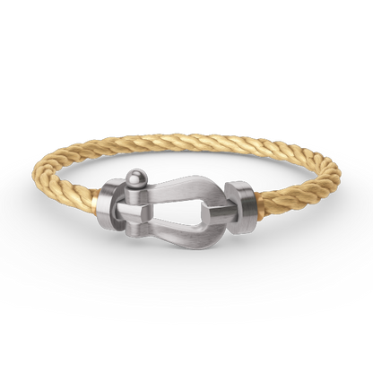[Charm Aries Jewelry]FORCE LARGE HORSESHOE NO DIAMOND BRACELET SILVER