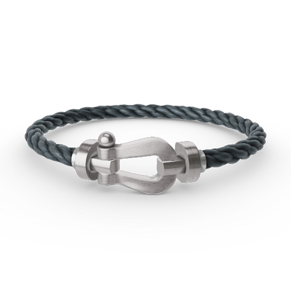 [Charm Aries Jewelry]FORCE LARGE HORSESHOE NO DIAMOND BRACELET SILVER