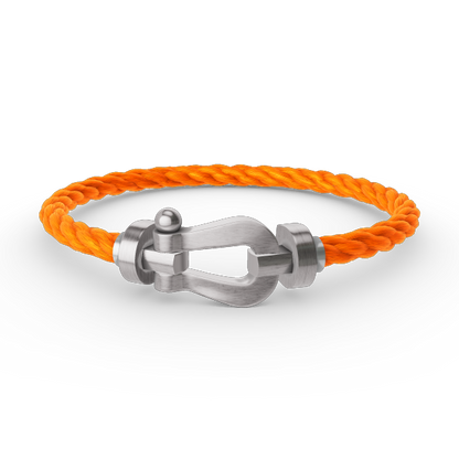 [Charm Aries Jewelry]FORCE LARGE HORSESHOE NO DIAMOND BRACELET SILVER