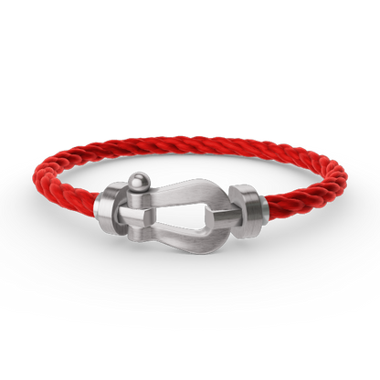 [Charm Aries Jewelry]FORCE LARGE HORSESHOE NO DIAMOND BRACELET SILVER