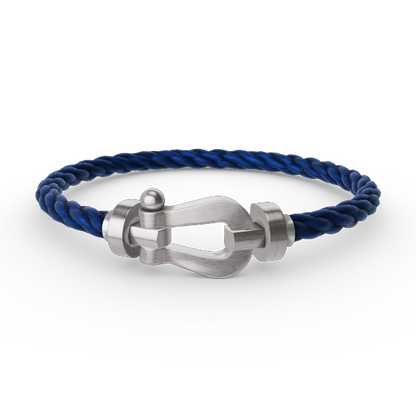 [Charm Aries Jewelry]FORCE LARGE HORSESHOE NO DIAMOND BRACELET SILVER