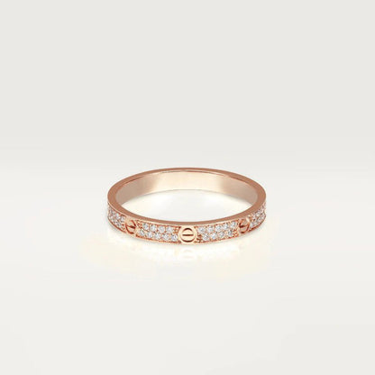 [Charm Aries Jewelry]LOVE RING 2.65MM DIAMOND
