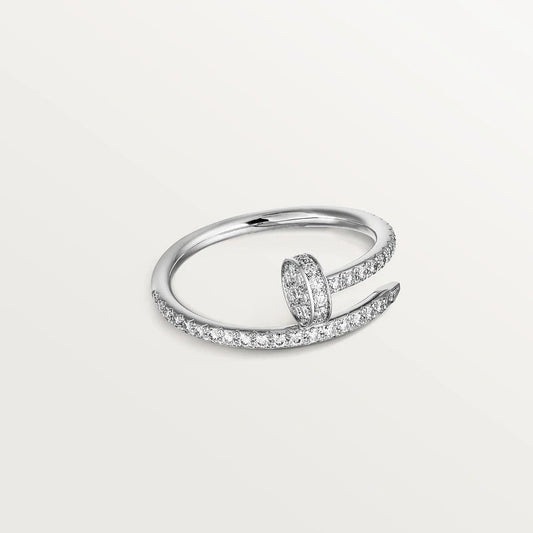 [Charm Aries Jewelry]JUSTE RING 1.8MM SILVER DIAMONDS